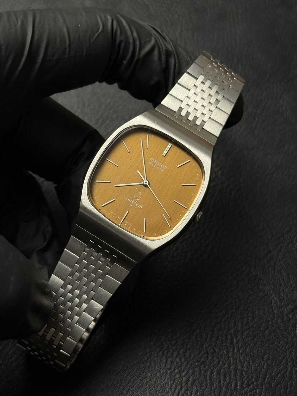 Vintage 1975 Seiko Emblem 4120-5000 Men’s Watch - Very Good Condition